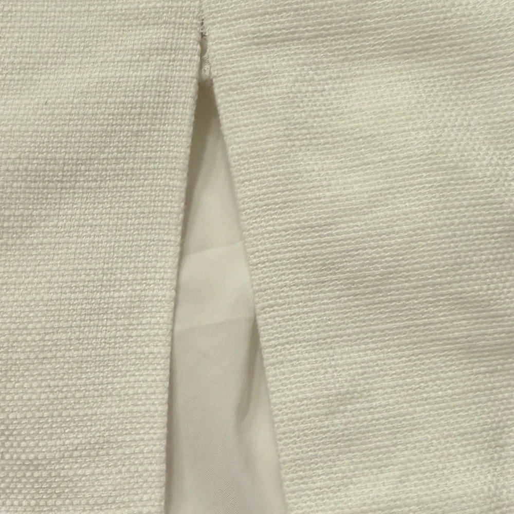 Anne Klein Cream and Tan Sheath Dress w/Belt  Size 2 - Picture 10 of 13